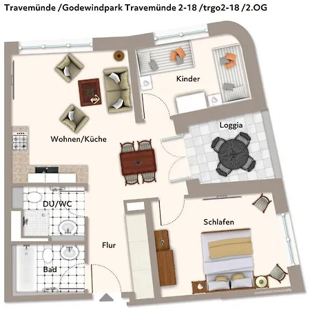 Godewindpark Travemuende Godewindpark Travemuende 2-18 Апартаменты